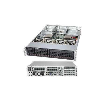 Supermicro SuperServer 2U SYS-2028U-TR4T+ – Dual Xeon, 24x 2.5" Bays, 10GbE
