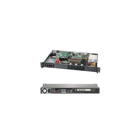 Supermicro SuperServer SYS-1019C-HTN2 - 1U Rackmount Server, Intel Xeon E-2100/2200, 128GB ECC RAM